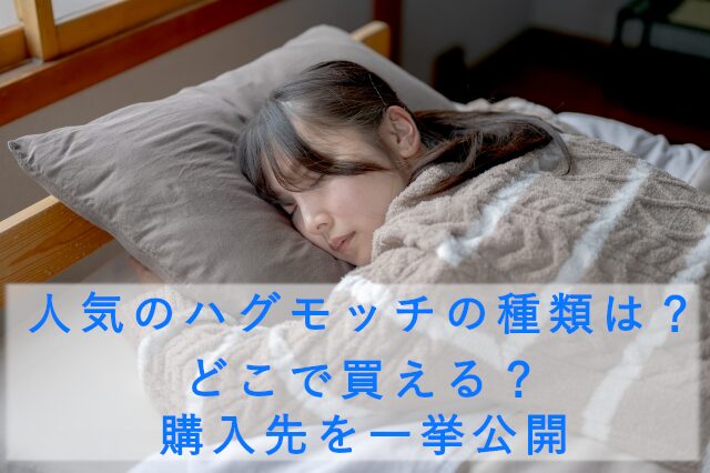 人気のハグモッチの種類は？どこで買える？購入先を一挙公開