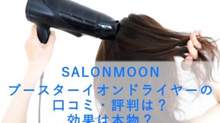 ブースターイオンドライヤーの口コミ・評判は？効果は本物？